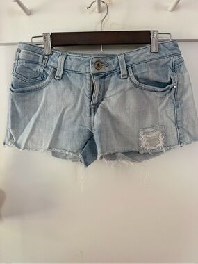Devine Rights Of Denim Light Wash Distressed Denim Women’s Shorts- 27 - 6